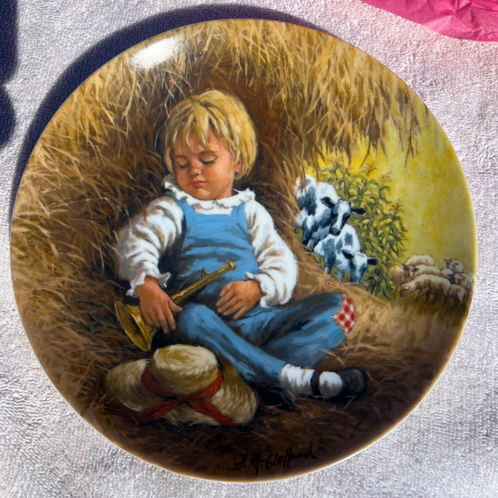Reco collector plate Little Boy Blue